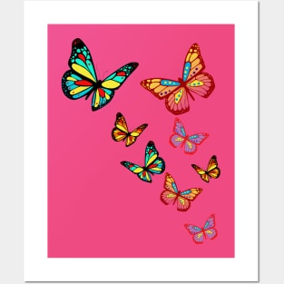 butterflies Posters and Art